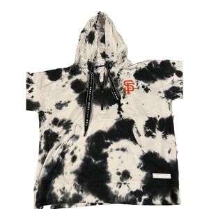 San Francisco Giants DKNY Womens NWT Tie Dye Sweatshirt Sz Large